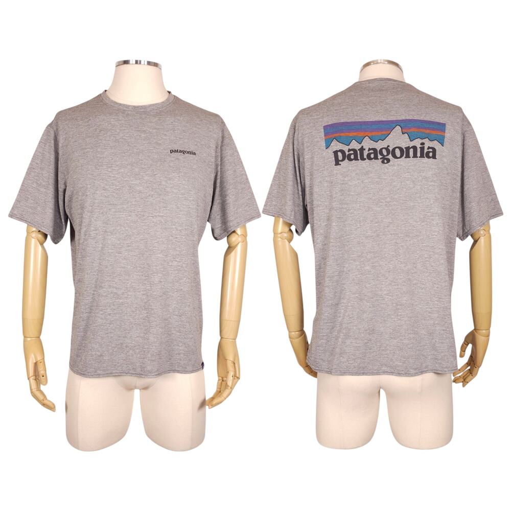 Patagonia Capilene Cool Daily Graphic Shirt Heather Gray Sz Large